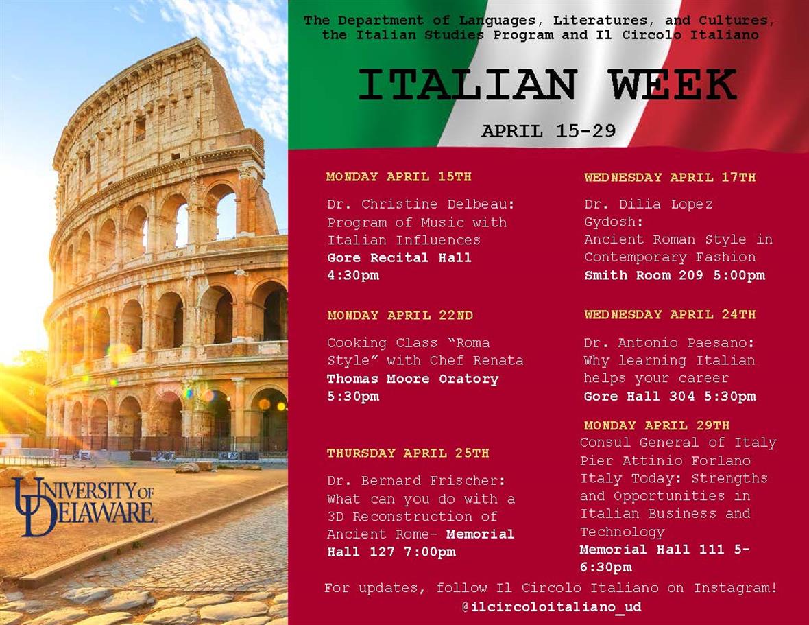 Italian Week Flyer